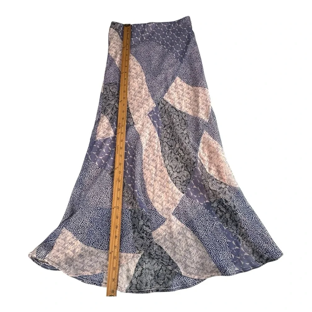 BB DAKOTA BY STEVE MADDEN Sheer‎ Midi Skirt Multicolor Print Size Small